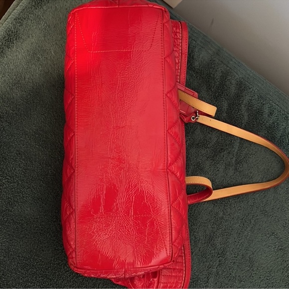Coach ❤️ Soft Leather Red coach bag patient leather - Picture 10 of 12